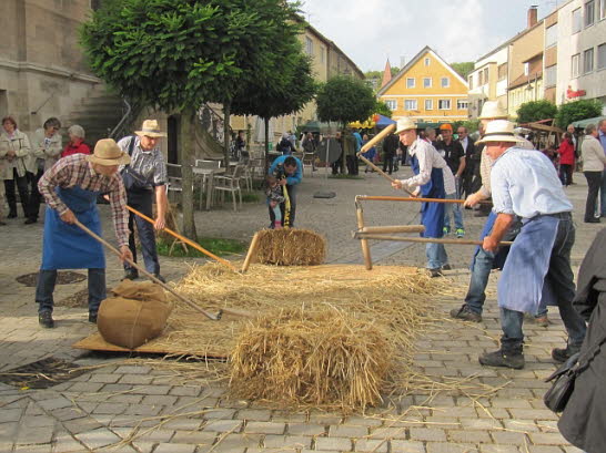 Dreschen mu gekonnt sein