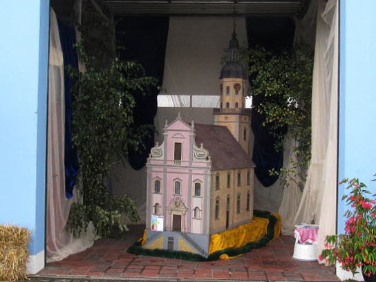 Kirche im Modell